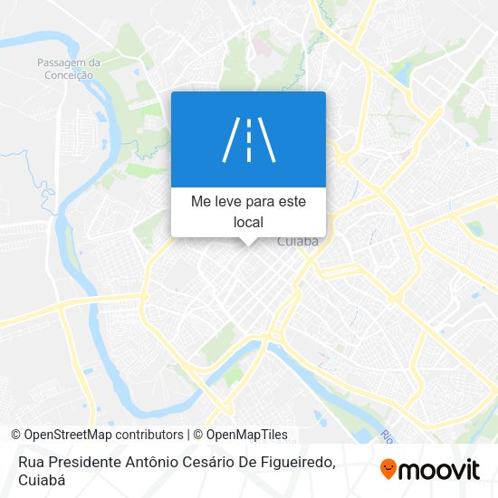 Rua Presidente Antônio Cesário De Figueiredo mapa