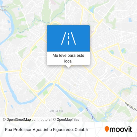 Rua Professor Agostinho Figueiredo mapa