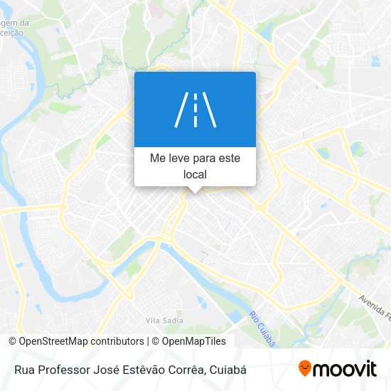 Rua Professor José Estêvão Corrêa mapa