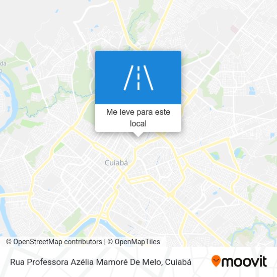 Rua Professora Azélia Mamoré De Melo mapa