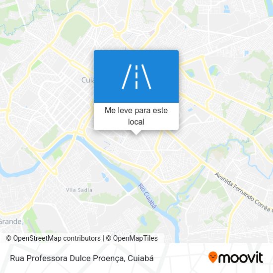 Rua Professora Dulce Proença mapa