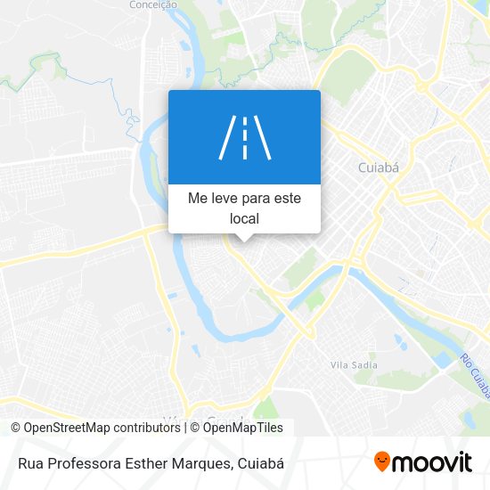 Rua Professora Esther Marques mapa