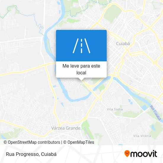 Rua Progresso mapa