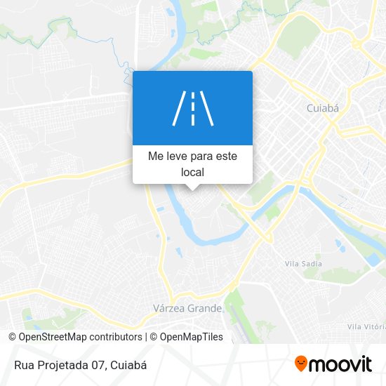 Rua Projetada 07 mapa