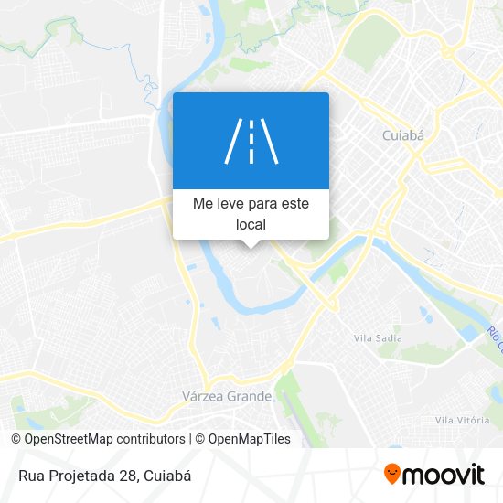 Rua Projetada 28 mapa