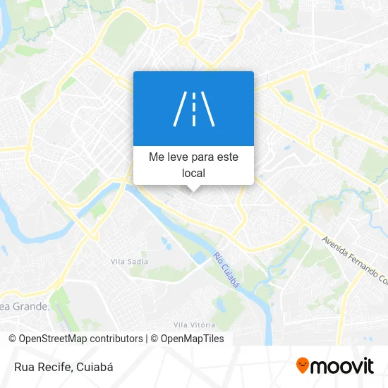 Rua Recife mapa