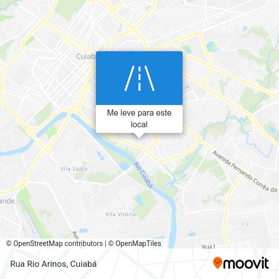 Rua Rio Arinos mapa