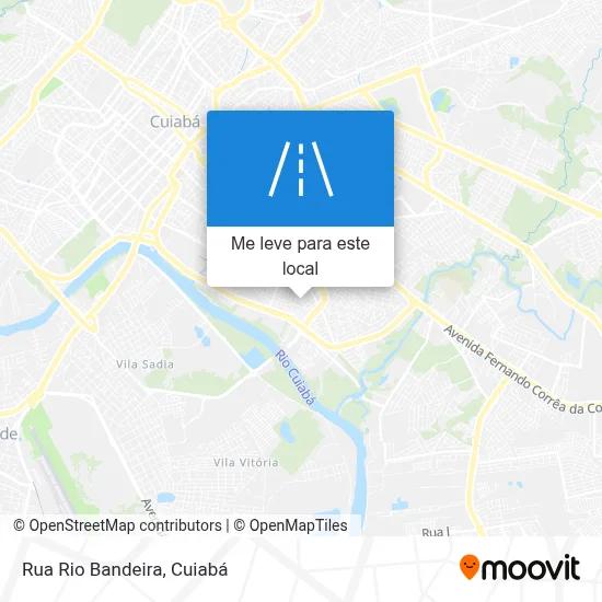 Rua Rio Bandeira mapa