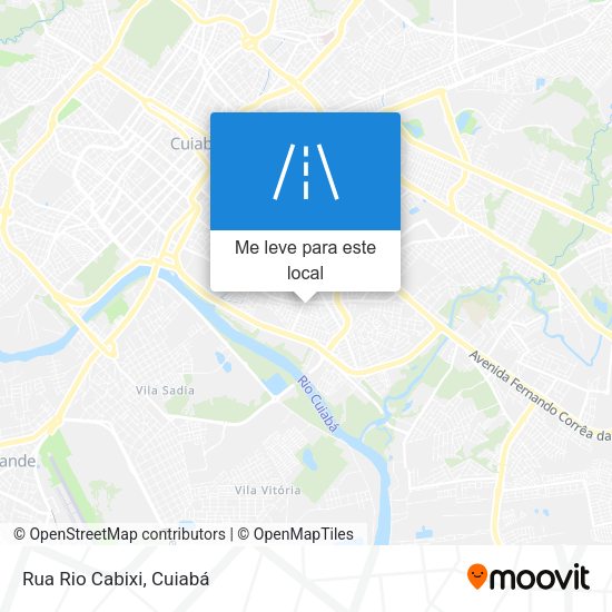 Rua Rio Cabixi mapa