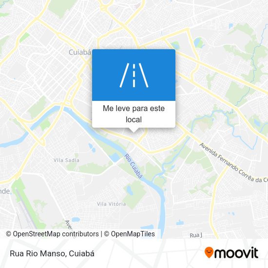 Rua Rio Manso mapa