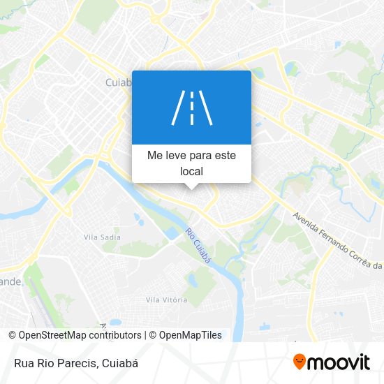 Rua Rio Parecis mapa