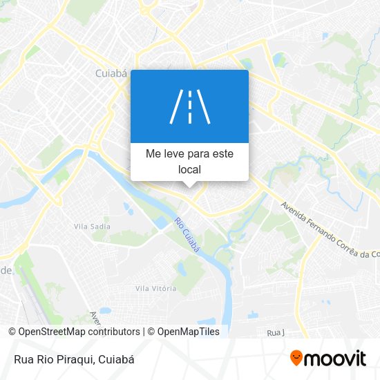 Rua Rio Piraqui mapa