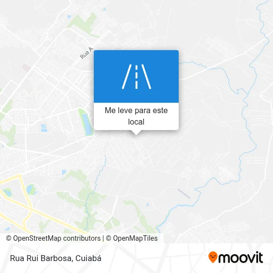 Rua Rui Barbosa mapa