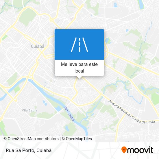 Rua Sá Porto mapa