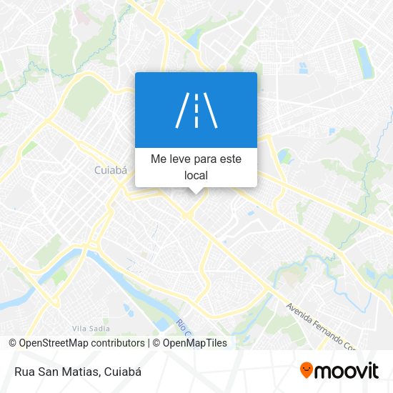 Rua San Matias mapa