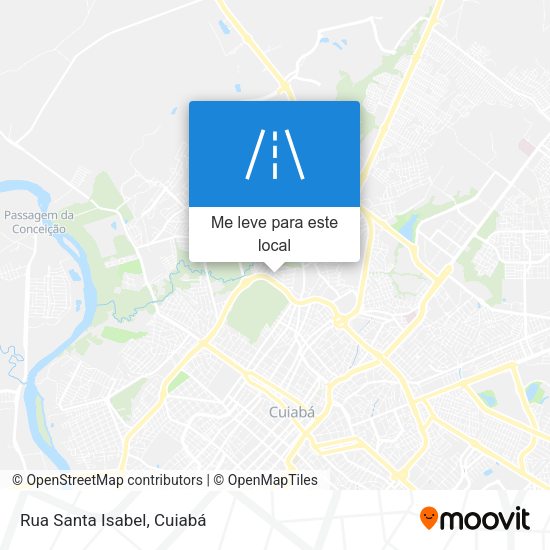 Rua Santa Isabel mapa