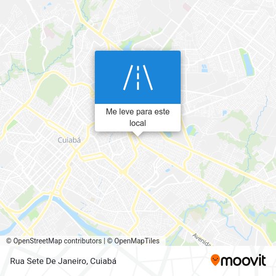 Rua Sete De Janeiro mapa
