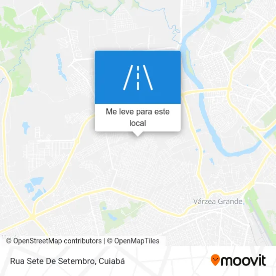 Rua Sete De Setembro mapa