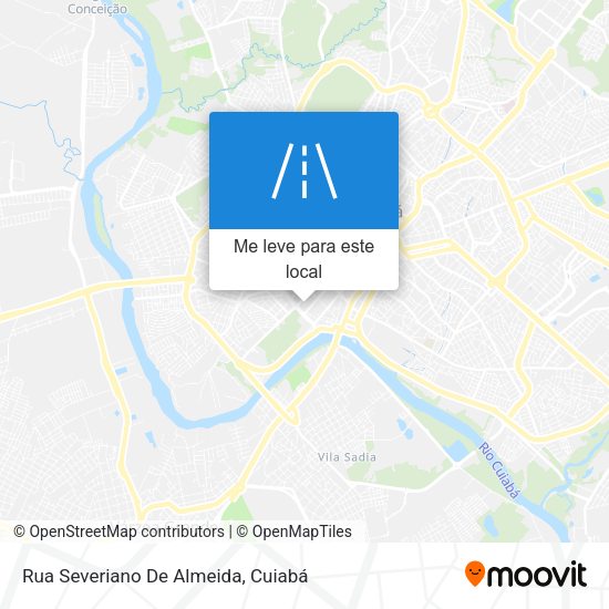 Rua Severiano De Almeida mapa