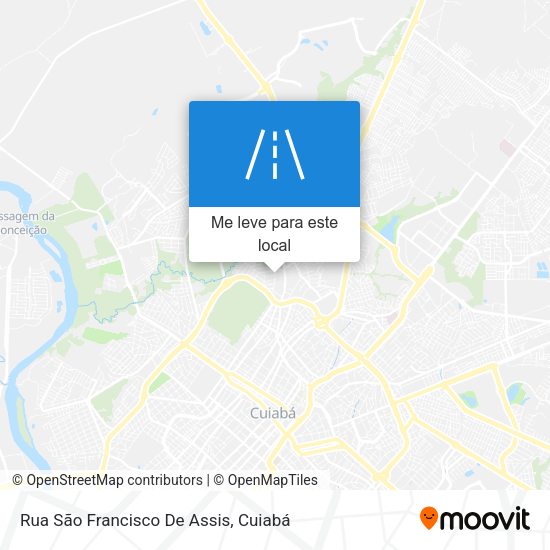 Rua São Francisco De Assis mapa