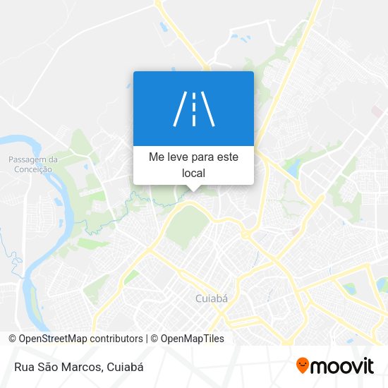 Rua São Marcos mapa