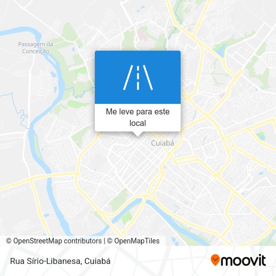 Rua Sírio-Libanesa mapa
