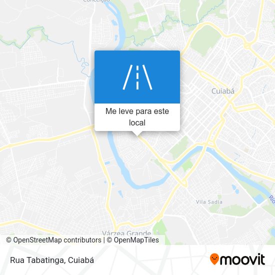 Rua Tabatinga mapa