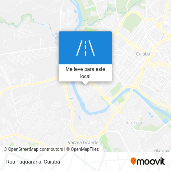 Rua Taquaraná mapa