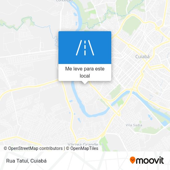 Rua Tatuí mapa
