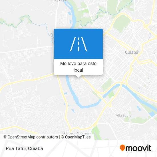 Rua Tatuí mapa