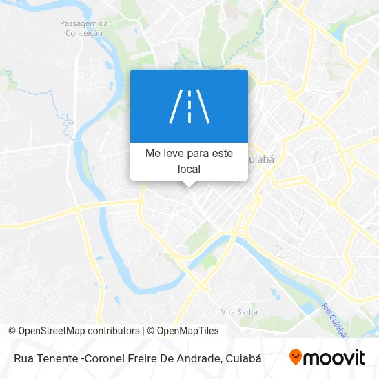 Rua Tenente -Coronel Freire De Andrade mapa