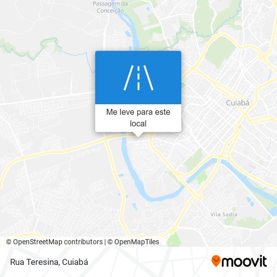 Rua Teresina mapa