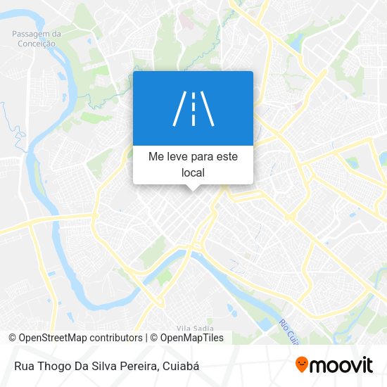Rua Thogo Da Silva Pereira mapa