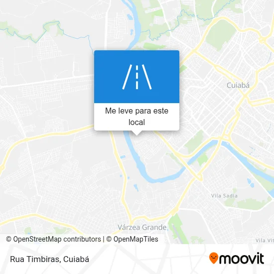 Rua Timbiras mapa