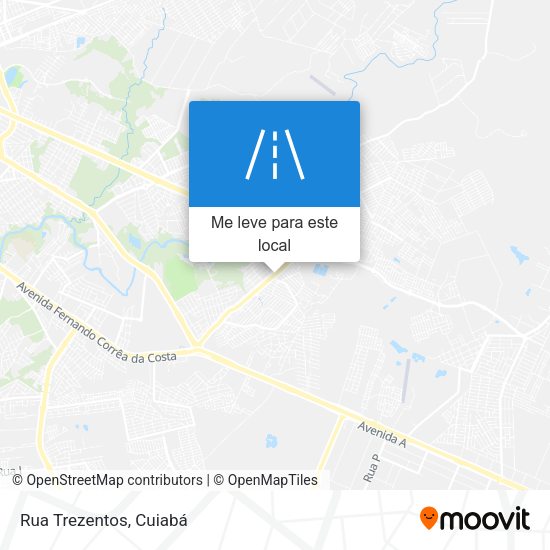 Rua Trezentos mapa