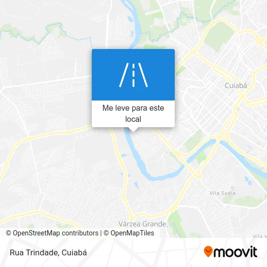 Rua Trindade mapa