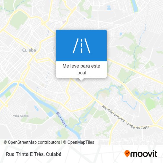 Rua Trinta E Três mapa