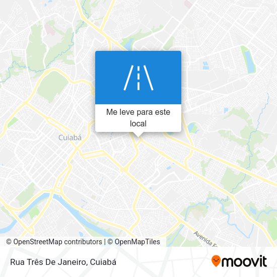Rua Três De Janeiro mapa