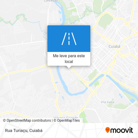 Rua Turiaçu mapa
