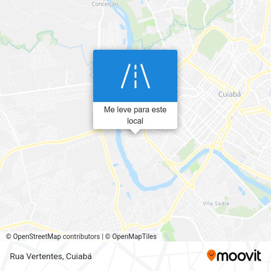 Rua Vertentes mapa