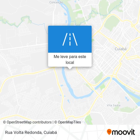 Rua Volta Redonda mapa