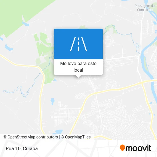 Rua 10 mapa