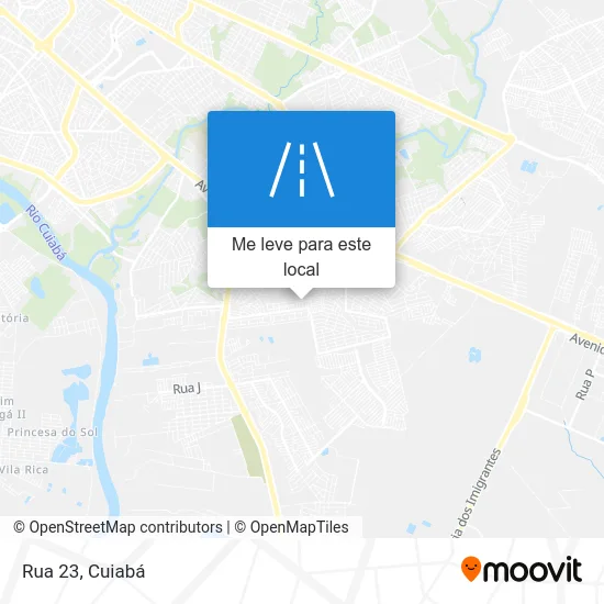 Rua 23 mapa