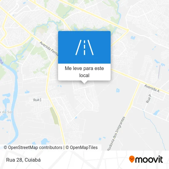 Rua 28 mapa