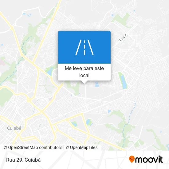 Rua 29 mapa