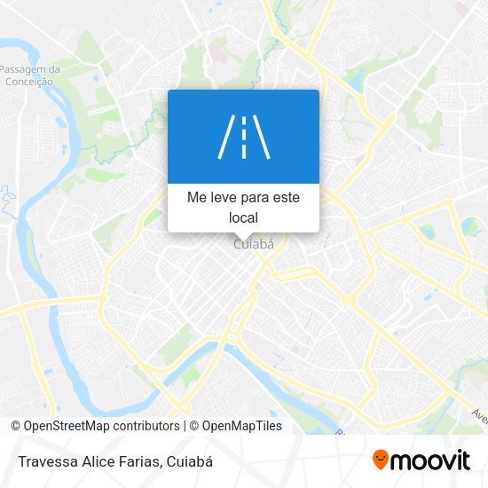 Travessa Alice Farias mapa