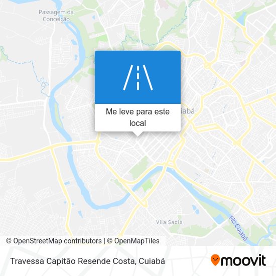 Travessa Capitão Resende Costa mapa