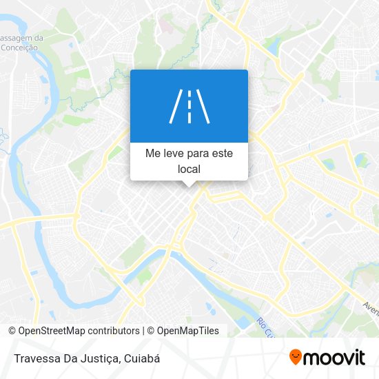 Travessa Da Justiça mapa