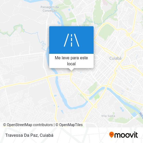 Travessa Da Paz mapa