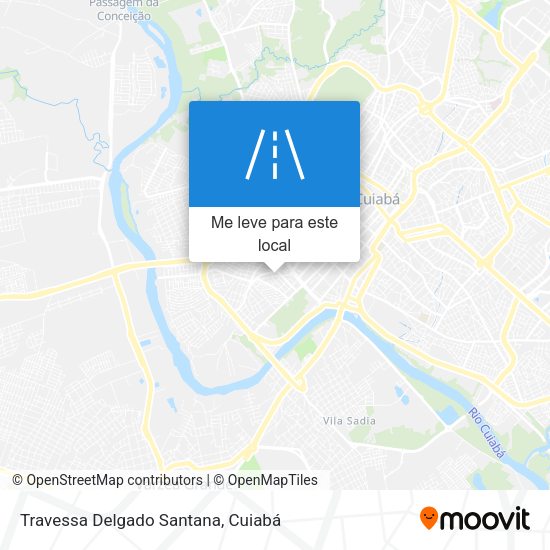 Travessa Delgado Santana mapa